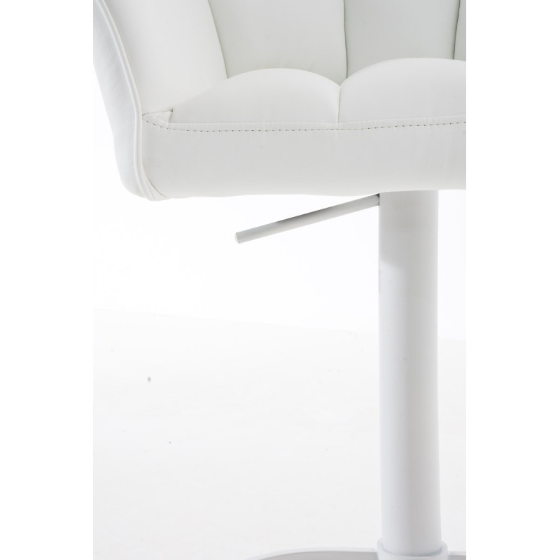 Tabouret de bar Damaso W blanc