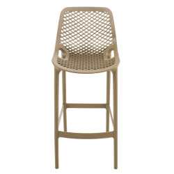 Ensemble de 2 tabourets de bar Air boue