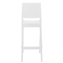 Tabouret de bar Maya blanc