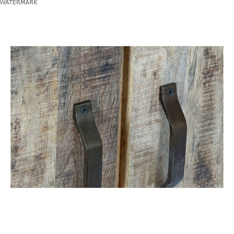 Étagère DKD Home Decor Métal Bois de manguier (95 x 40 x 170 cm)