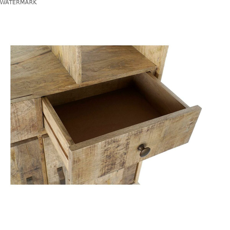 Étagère DKD Home Decor Métal Bois de manguier (95 x 40 x 170 cm)
