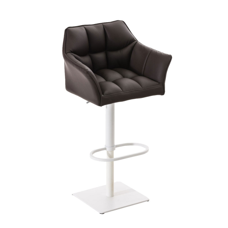 Tabouret de bar Damaso W marron