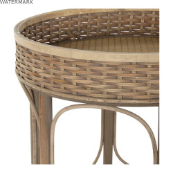 Table d'appoint DKD Home Decor 8424001811281 49 x 49 x 55 cm Naturel