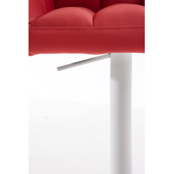 Tabouret de bar Damaso W rouge