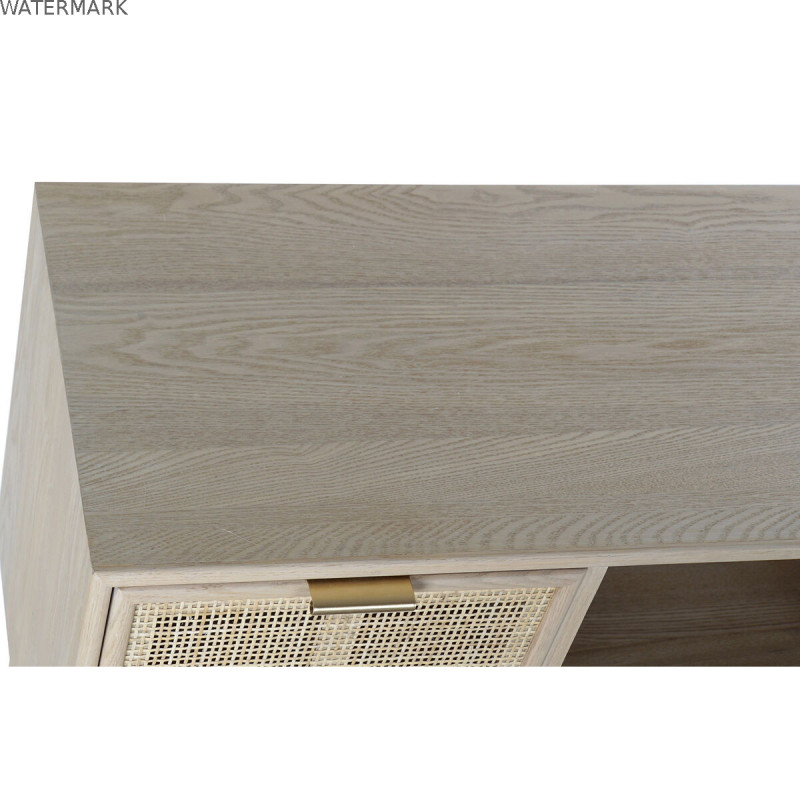 Meubles de télévision DKD Home Decor Multicouleur Naturel Bois de paulownia Bois MDF 120 x 42 x 60 cm