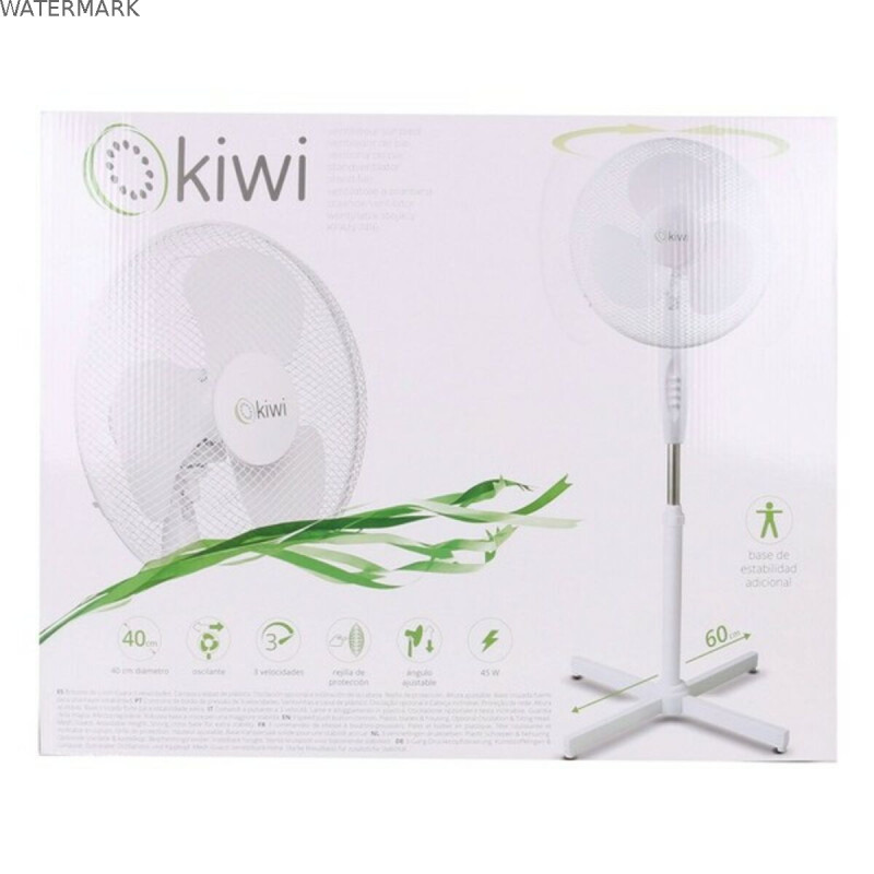 Ventilateur sur Pied Kiwi Blanc 45 W (Ø 40 cm)
