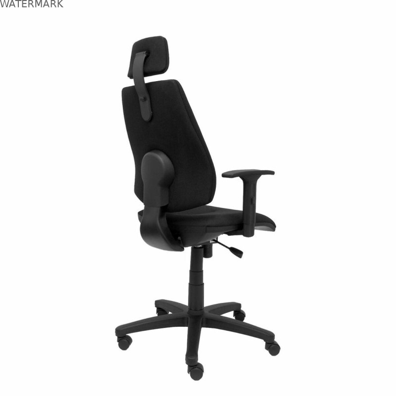 Chaise de Bureau avec Appui-tête  Montalvos P&C LI840CB Noir