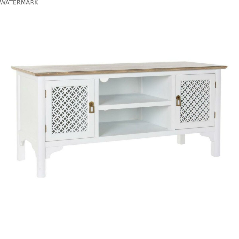 Meubles de télévision DKD Home Decor 8424001812066 Blanc Multicouleur Marron Clair Sapin 120 x 45 x 58 cm Meubles de télévision DKD Home Decor 8424001812066 Blanc Multicouleur Marron Clair Sapin 120 x 45 x 58 cm