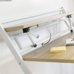 Bureau Pliable avec Étagère Tablezy InnovaGoods