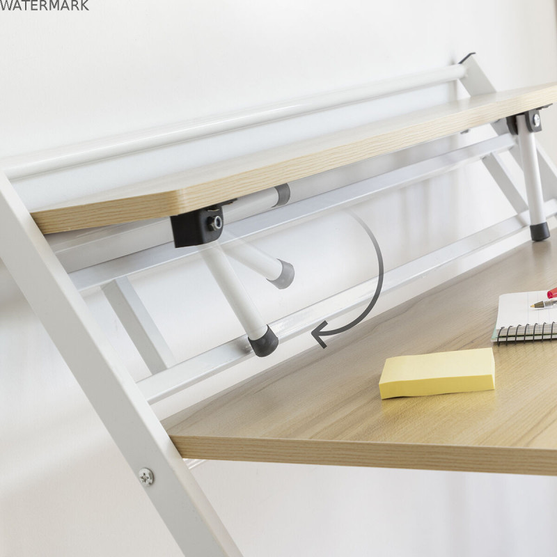 Bureau Pliable avec Étagère Tablezy InnovaGoods
