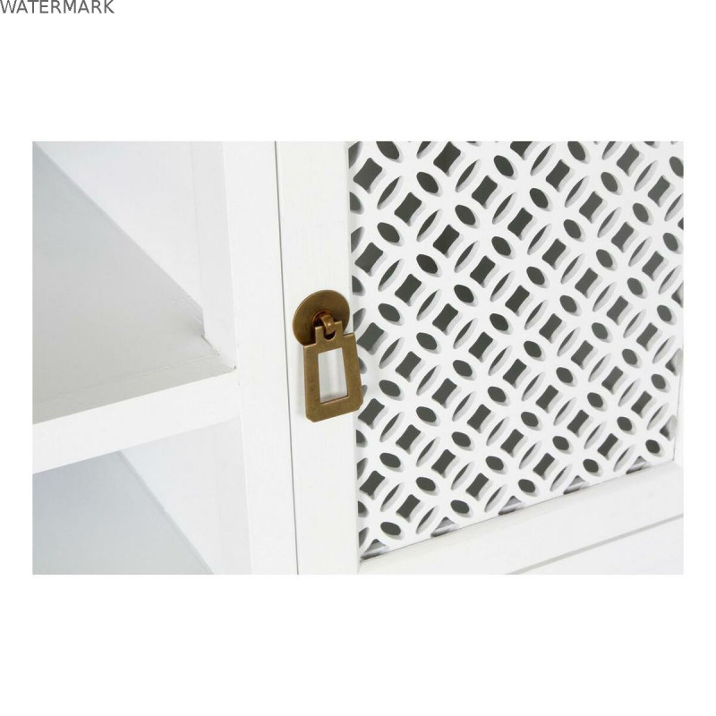 Meubles de télévision DKD Home Decor 8424001812066 Blanc Multicouleur Marron Clair Sapin 120 x 45 x 58 cm