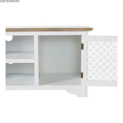 Meubles de télévision DKD Home Decor 8424001812066 Blanc Multicouleur Marron Clair Sapin 120 x 45 x 58 cm