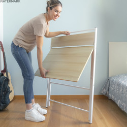 Bureau Pliable avec Étagère Tablezy InnovaGoods