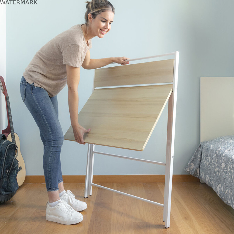 Bureau Pliable avec Étagère Tablezy InnovaGoods