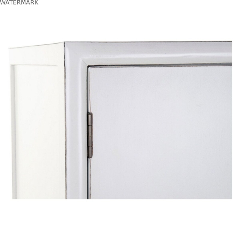 Armoire DKD Home Decor Blanc Doré Métal Peuplier 120 x 50 x 175 cm
