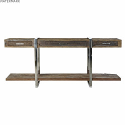Meuble d'Entrée DKD Home Decor Marron Argenté 180 x 44 x 75 cm