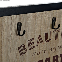 Portemanteau DKD Home Decor 8424001775712 Bois Résine Bois MDF Vintage 41 x 3 x 41 cm