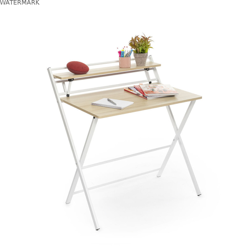 Bureau Pliable avec Étagère Tablezy InnovaGoods