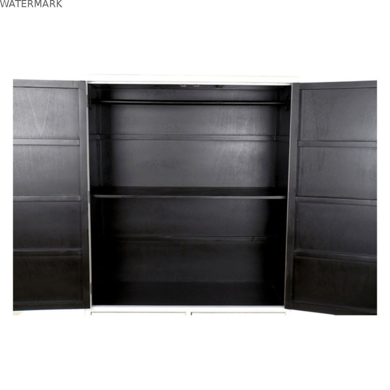Armoire DKD Home Decor Blanc Doré Métal Peuplier 120 x 50 x 175 cm