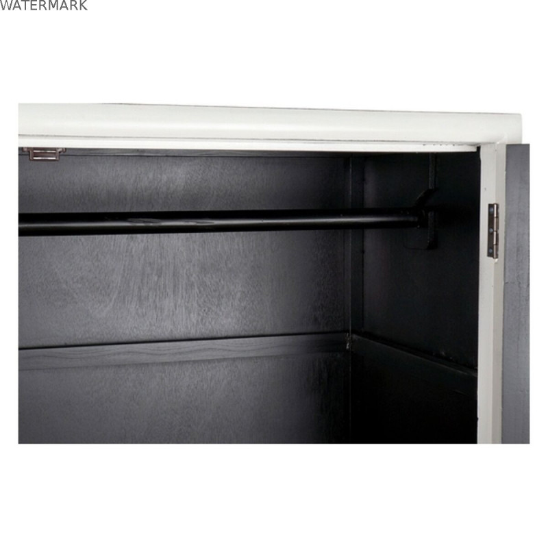Armoire DKD Home Decor Blanc Doré Métal Peuplier 120 x 50 x 175 cm