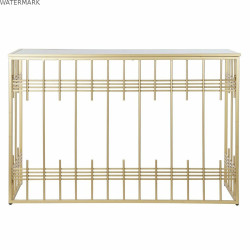 Meuble d'Entrée DKD Home Decor Noir Doré 120 x 40 x 81 cm