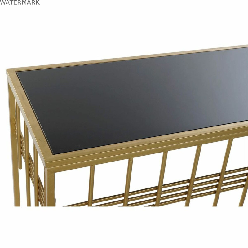 Meuble d'Entrée DKD Home Decor Noir Doré 120 x 40 x 81 cm