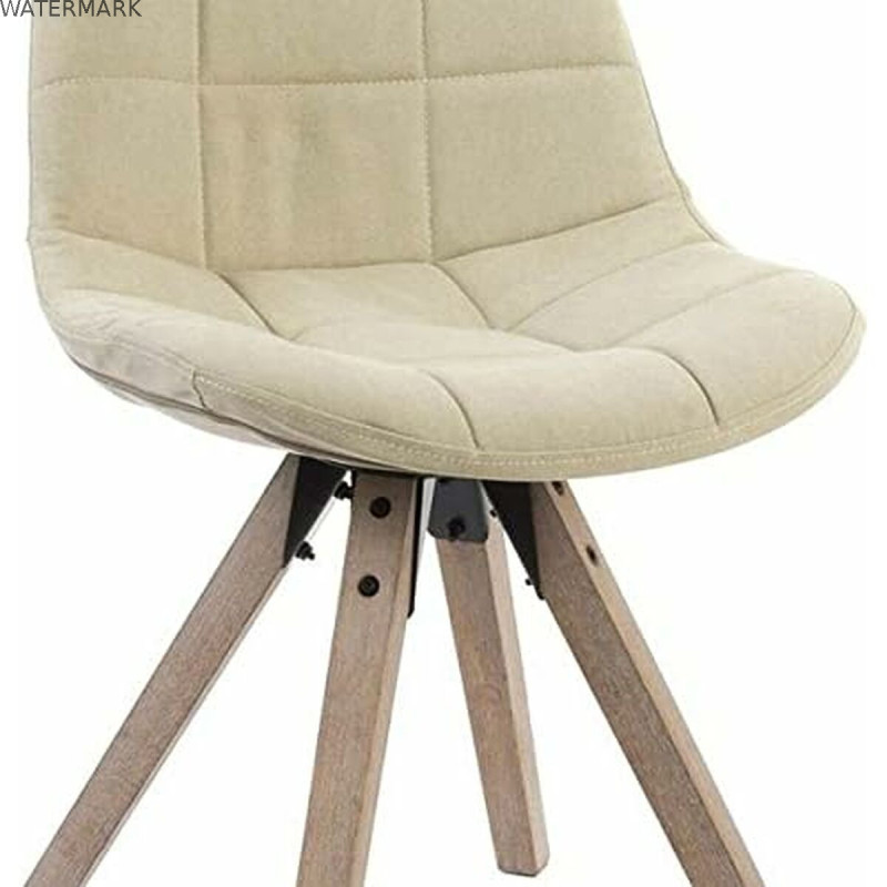 Chaise de Salle à Manger DKD Home Decor Beige Multicouleur 47 x 55 x 85 cm