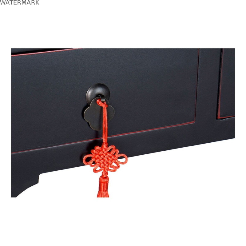 Meuble d'Entrée avec 3 Tiroirs DKD Home Decor Noir 96 x 26 x 80 cm