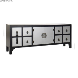 Table TV avec Tiroirs DKD Home Decor Oriental Bois MDF (130 x 24 x 51 cm)