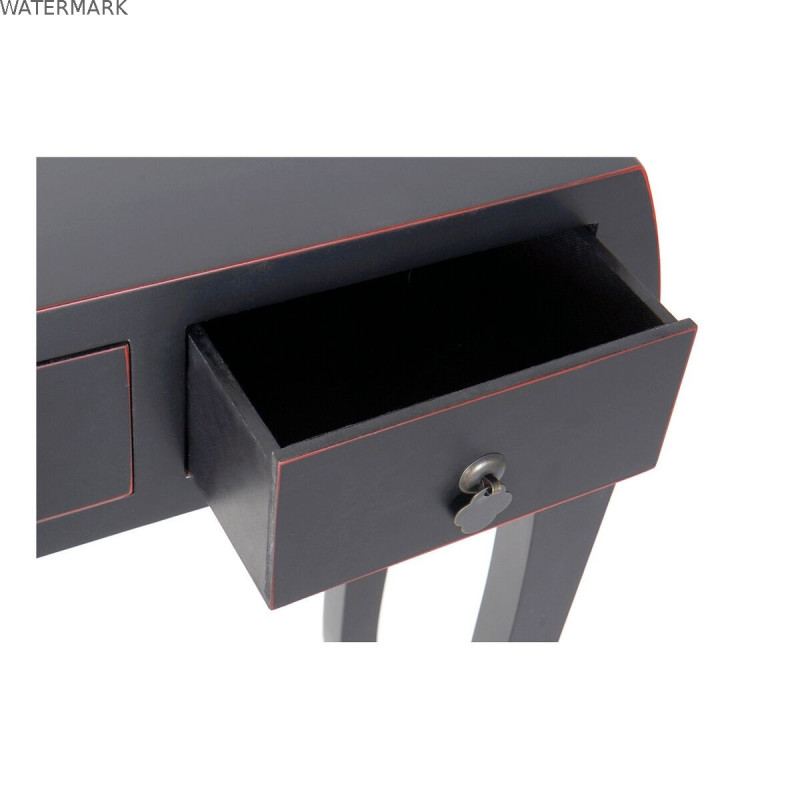 Meuble d'Entrée avec 3 Tiroirs DKD Home Decor Noir 96 x 26 x 80 cm