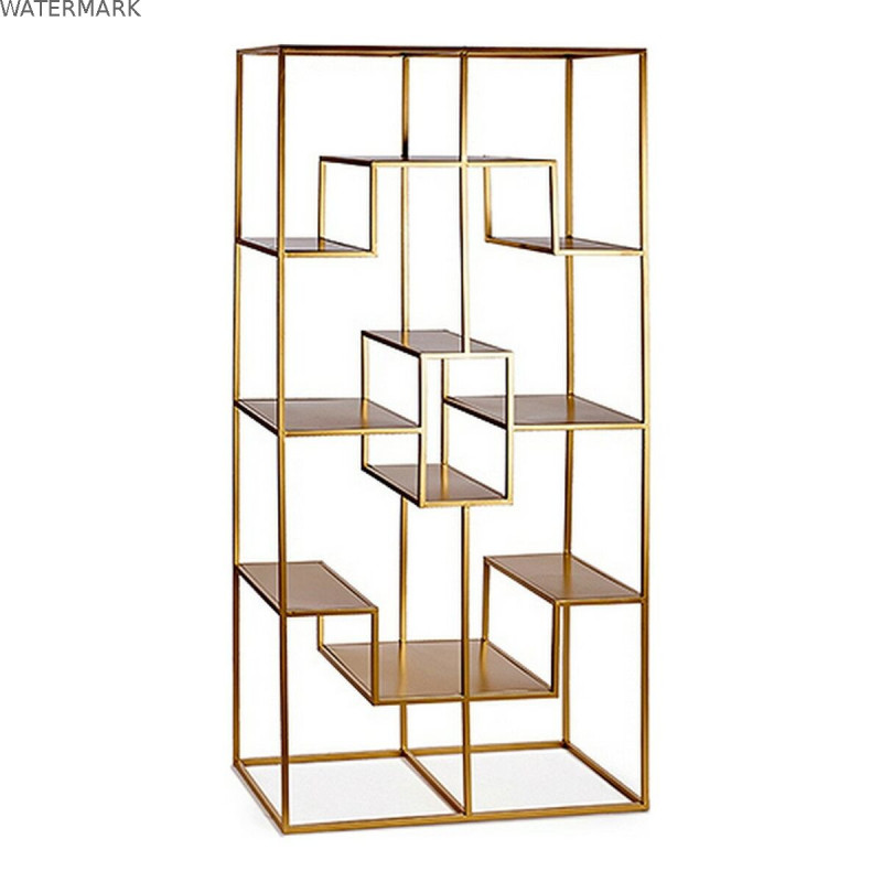 Étagère BIG-S3605004 Doré Métal 45 x 200 x 100 cm Étagère BIG-S3605004 Doré Métal 45 x 200 x 100 cm
