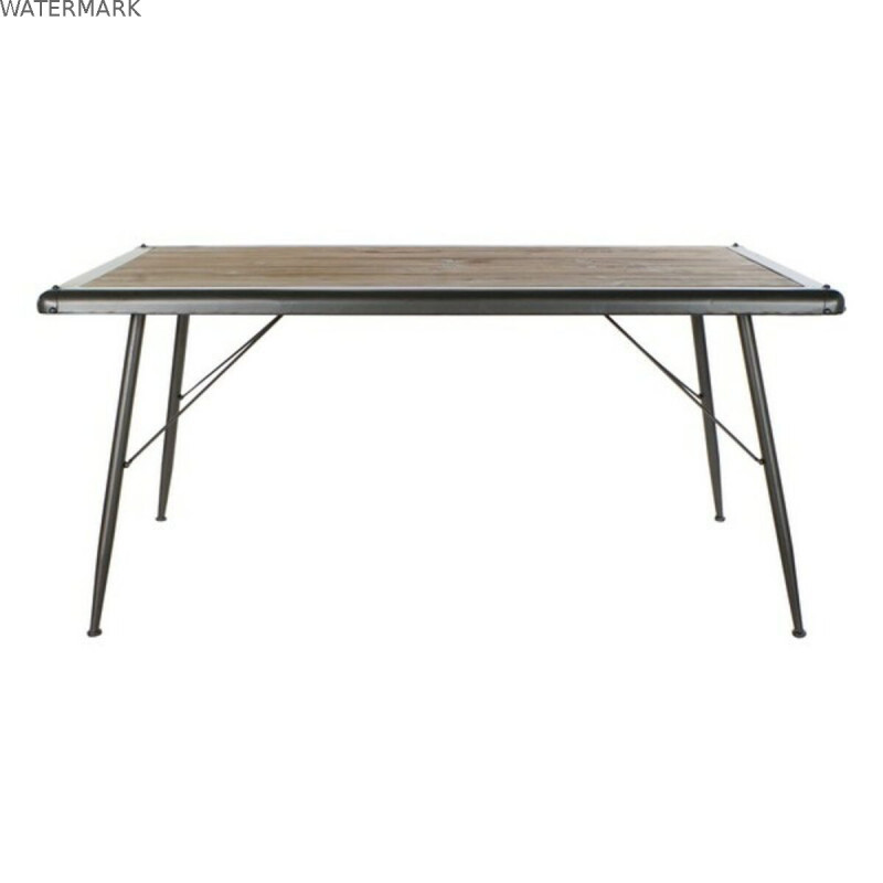 Table de Salle à Manger DKD Home Decor Métal Sapin 161 x 90 x 75 cm