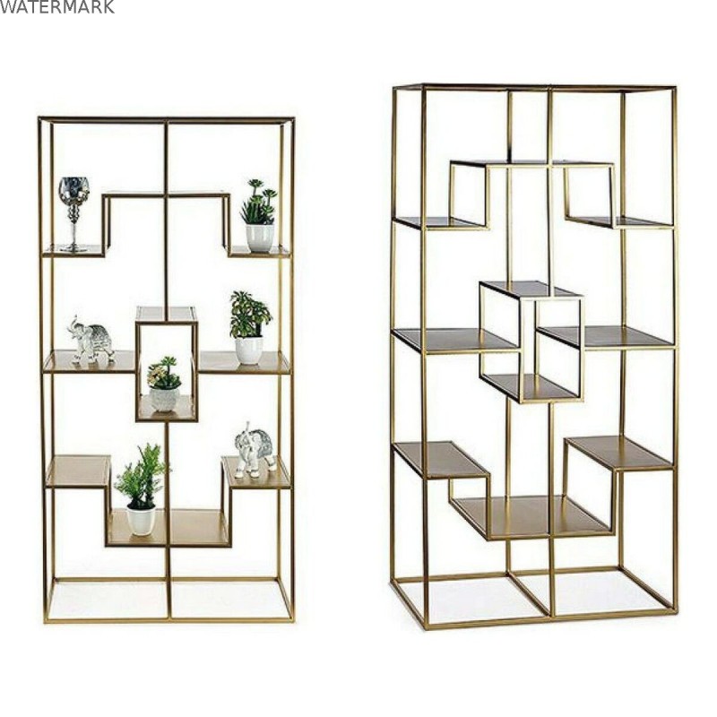 Étagère BIG-S3605004 Doré Métal 45 x 200 x 100 cm