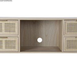 Meubles de télévision DKD Home Decor Multicouleur Naturel Bois de paulownia Bois MDF 120 x 42 x 60 cm