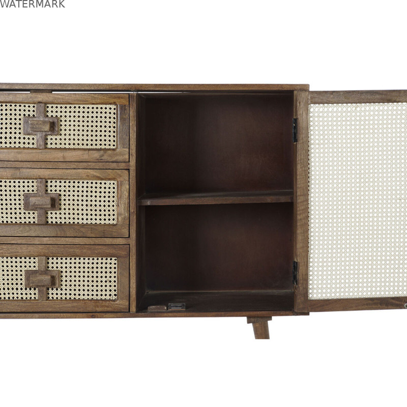 Buffet DKD Home Decor Rotin Bois de manguier (150.5 x 40.5 x 86 cm) Buffet DKD Home Decor Rotin Bois de manguier (150.5 x 40.5 x 86 cm)