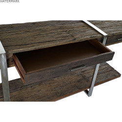 Meuble d'Entrée DKD Home Decor Marron Argenté 180 x 44 x 75 cm