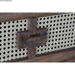 Buffet DKD Home Decor Rotin Bois de manguier (150.5 x 40.5 x 86 cm)