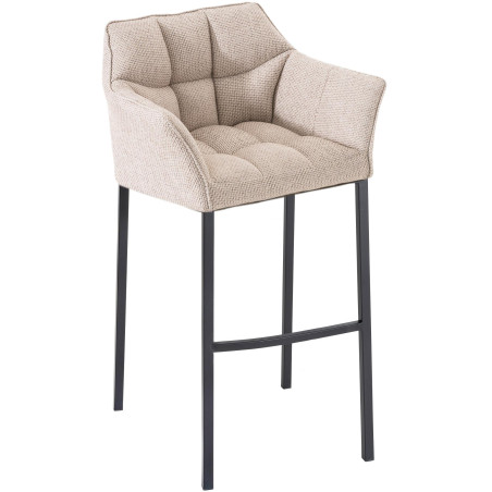 Barhocker Damaso B Stoff mit 4-FuЯ Gestell