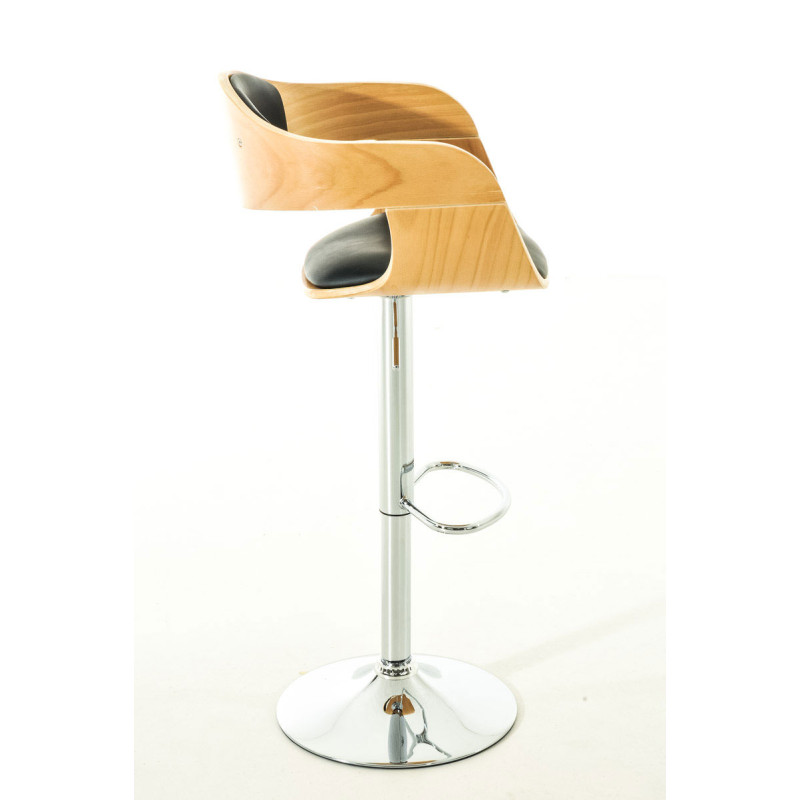 Lot de 2 tabourets de bar Kingston C en simili cuir
