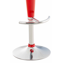 Lot de 2 tabourets de bar Saddle rouge