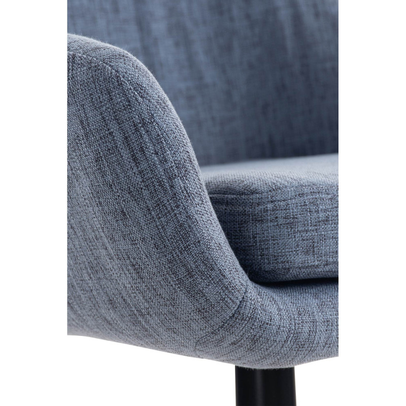 Lot de 2 tabourets de bar en tissu Grant
