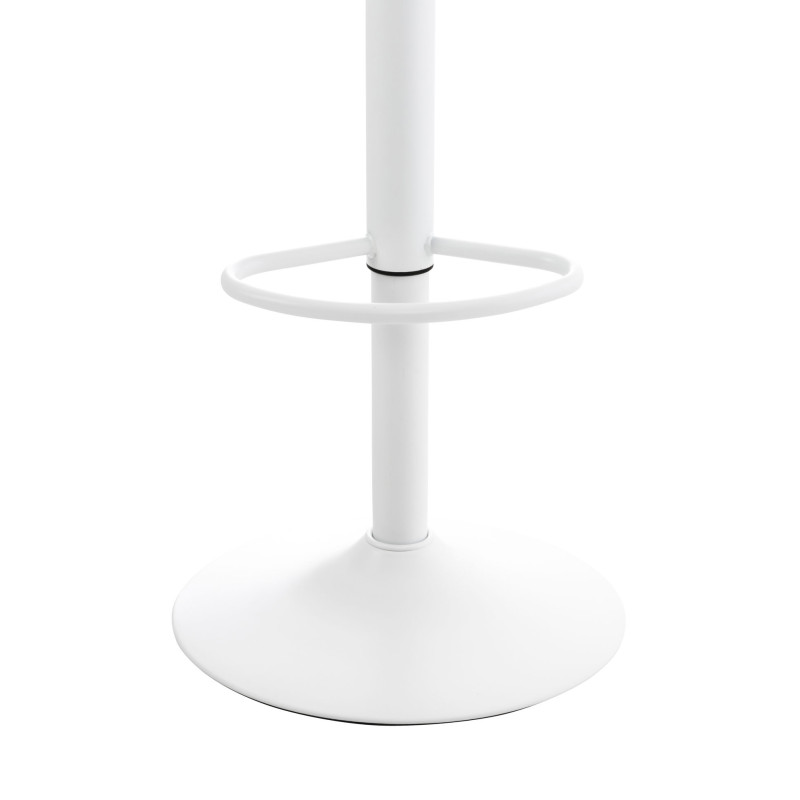 Lot de 2 tabourets de bar Almada en blanc