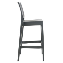 Taburete Apilable Maya Gris oscuro