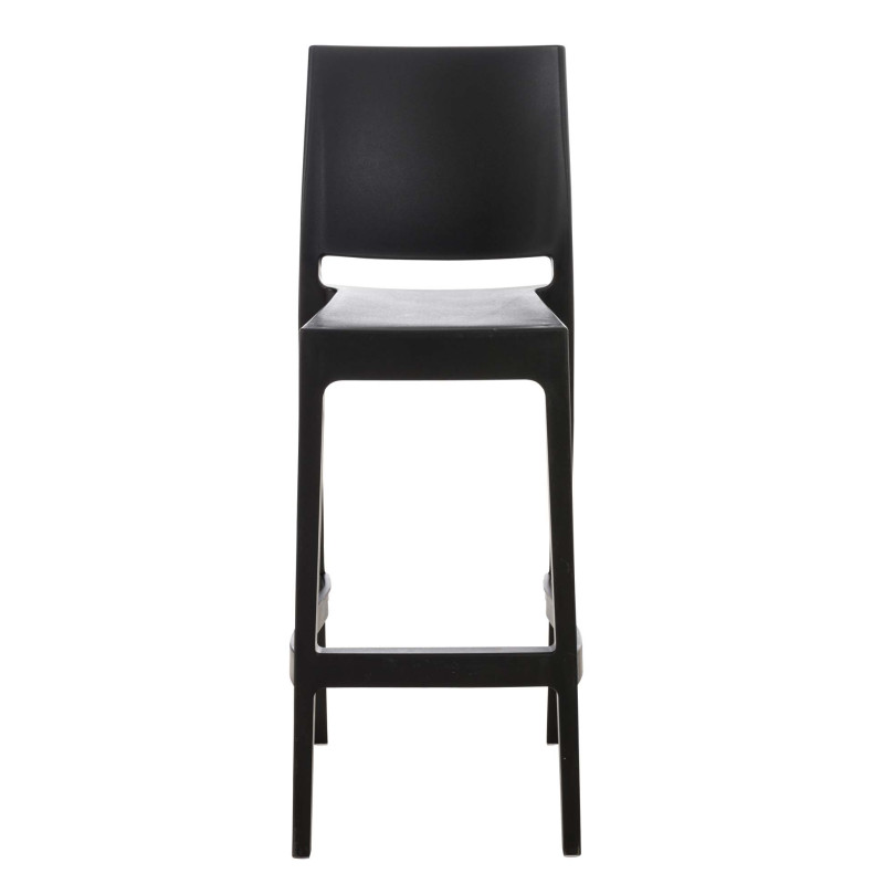 Taburete Apilable Maya Negro