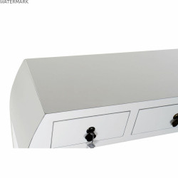 Meuble d'Entrée DKD Home Decor Blanc Argenté 96 x 26 x 80 cm