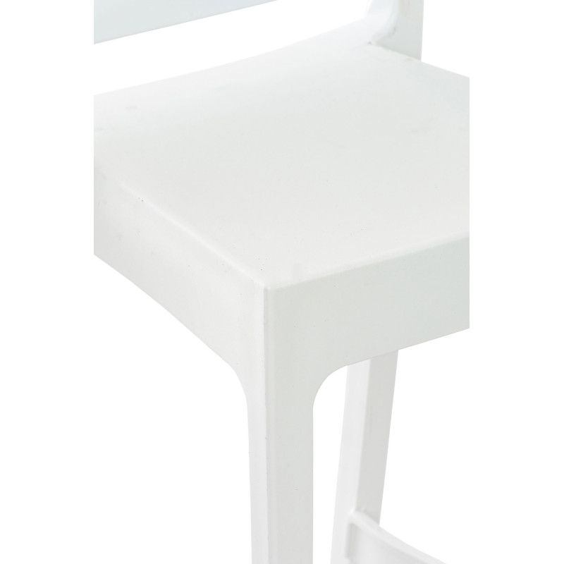 Tabouret de bar Maya blanc