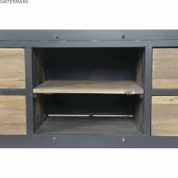 Librairie DKD Home Decor Métal Aluminium Pin (160 x 45 x 243 cm)