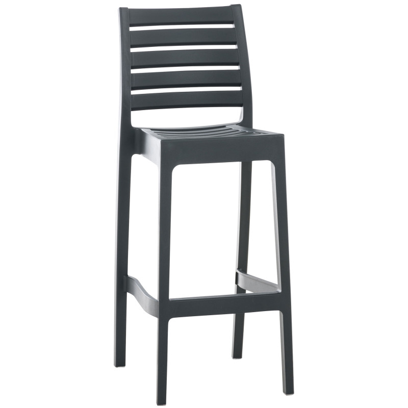 Tabouret de bar Ares gris foncé