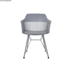Chaise DKD Home Decor Gris clair 56 x 53 x 81 cm