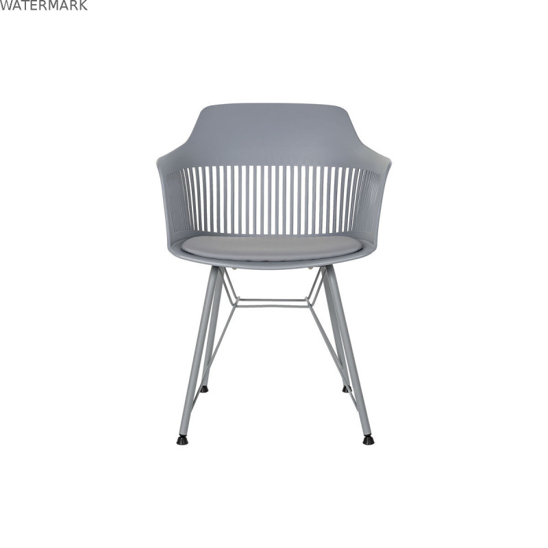 Chaise DKD Home Decor Gris clair 56 x 53 x 81 cm